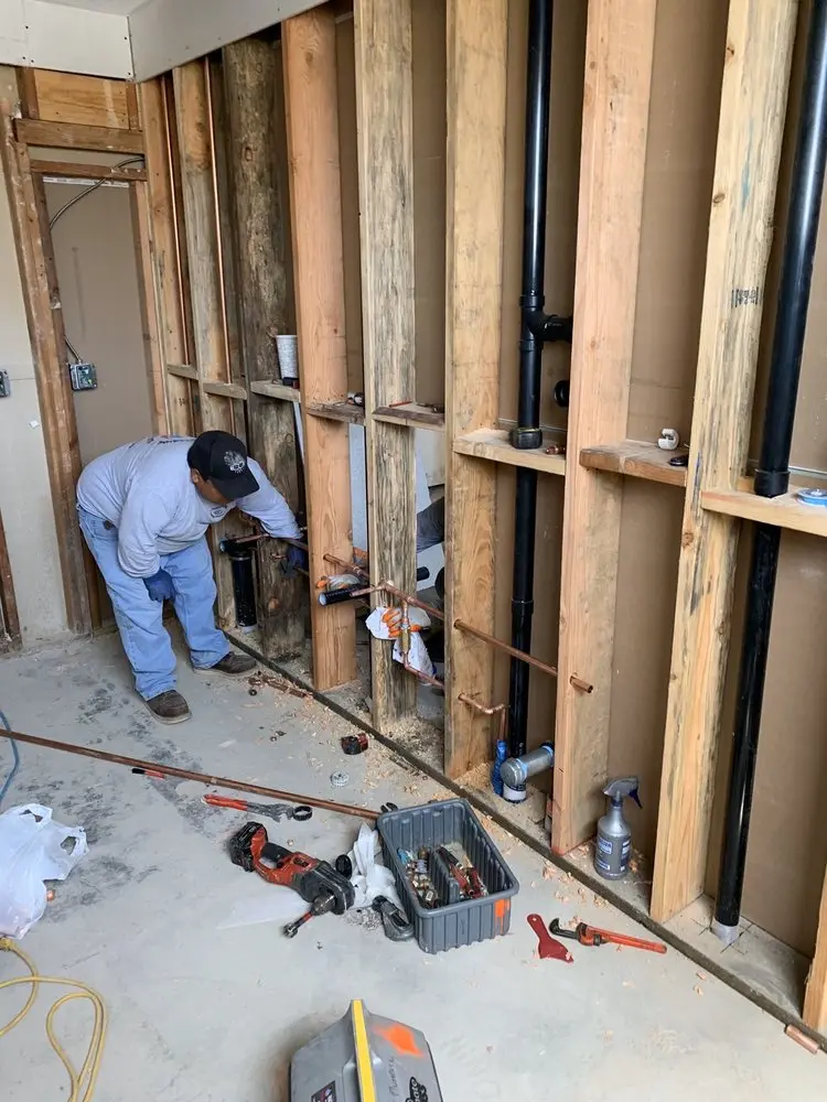 Commercial rough-in plumbing for Trenchless Sewer Repair in Castle Valley